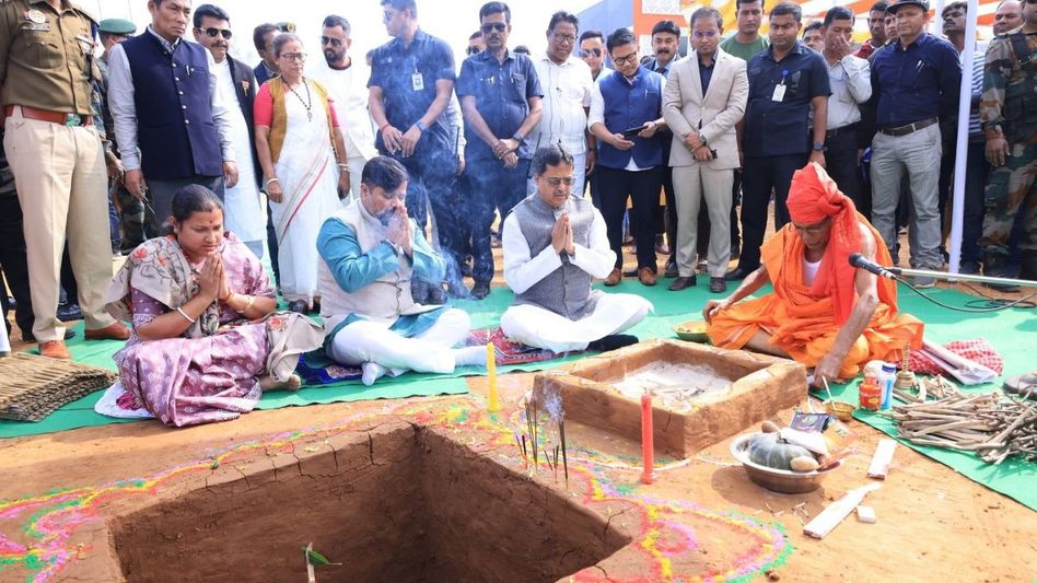Tripura CM performs bhumi puja for drug de-addiction centre in state Tripura CM performs bhumi puja for drug de-addiction centre in state