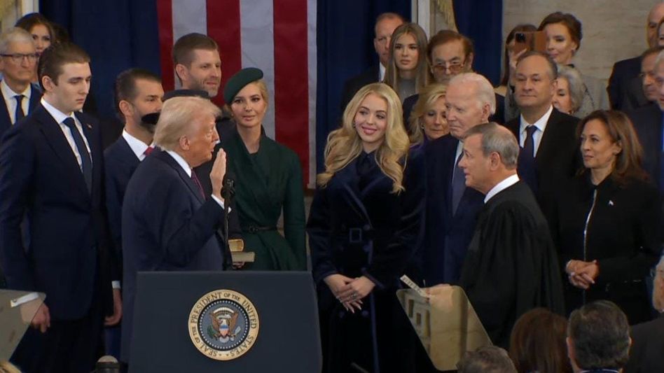 Donald Trump takes oath as 47th President of United States Donald Trump takes oath as 47th President of United States
