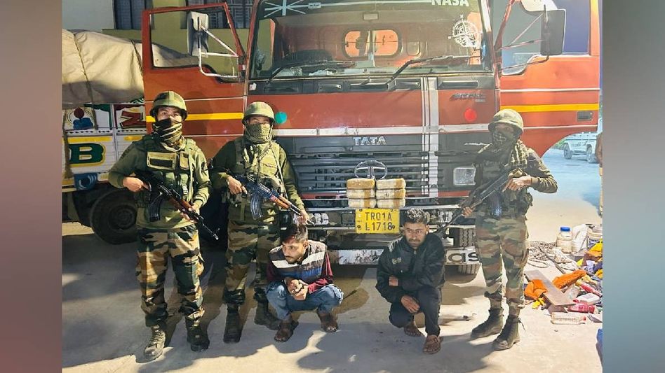 Assam Rifles seizes Yaba tablets worth Rs 12 crore in Agartala, 2 arrested Assam Rifles seizes Yaba tablets worth Rs 12 crore in Agartala, 2 arrested