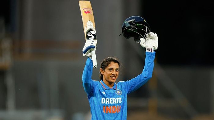 Smriti Mandhana in frame