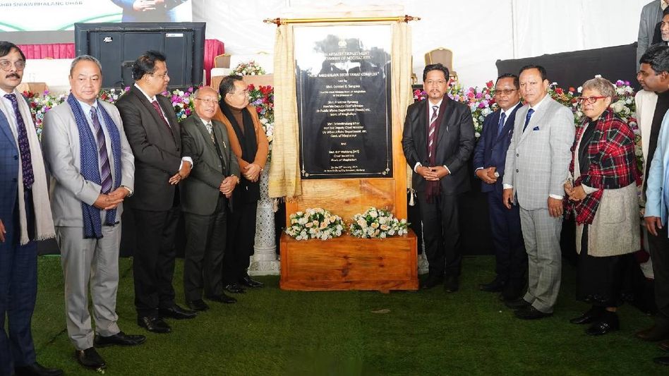 Meghalaya CM lays foundation stone for new Rs 1188 crore secretariat building Meghalaya CM lays foundation stone for new Rs 1188 crore secretariat building