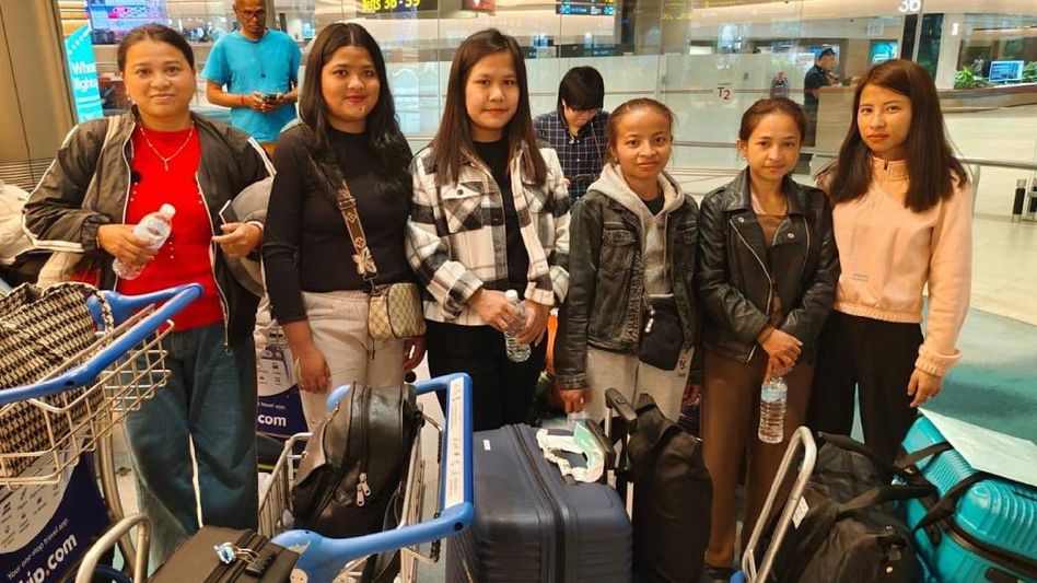 Six Meghalaya nurses arrive in Singapore after clearing board exam, CM Sangma lauds success Six Meghalaya nurses arrive in Singapore after clearing board exam, CM Sangma lauds success