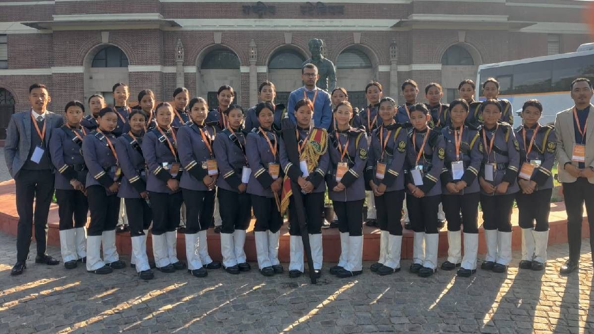 Sikkim's West Point School Girls’ Brass Band claims national championship title in Delhi