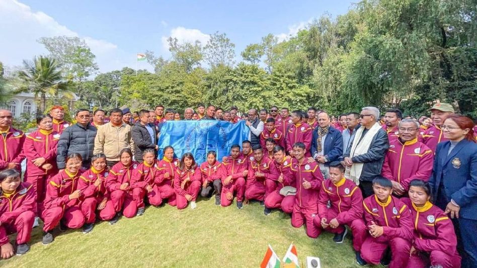 Manipur CM Biren Singh extends best wishes to athletes participating at the 38th National Games Manipur CM Biren Singh extends best wishes to athletes participating at the 38th National Games