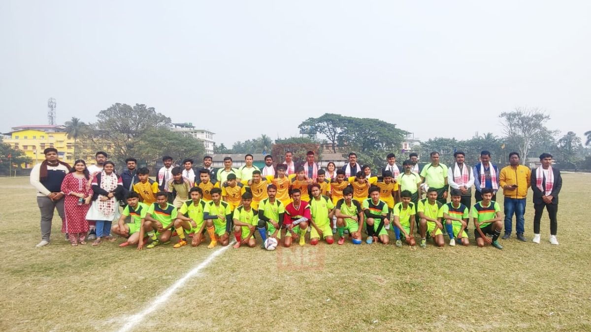 Assam: Under-20 inter-college football tournament 'Mahavir Lachit Cup' kicks off in Dhubri 