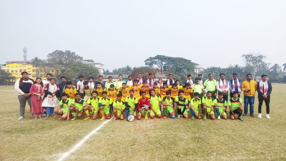 Assam: Under-20 inter-college football tournament 'Mahavir Lachit Cup' kicks off in Dhubri Assam: Under-20 inter-college football tournament 'Mahavir Lachit Cup' kicks off in Dhubri