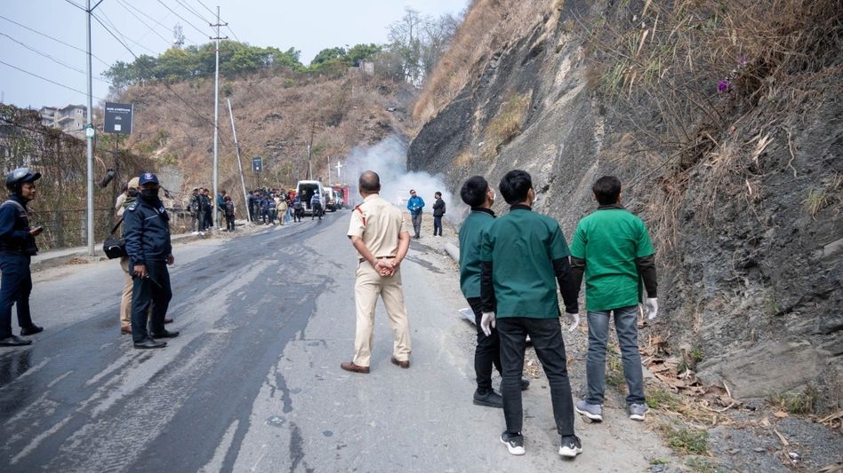 Mizoram environment department holds mock drill on forest fire Mizoram environment department holds mock drill on forest fire