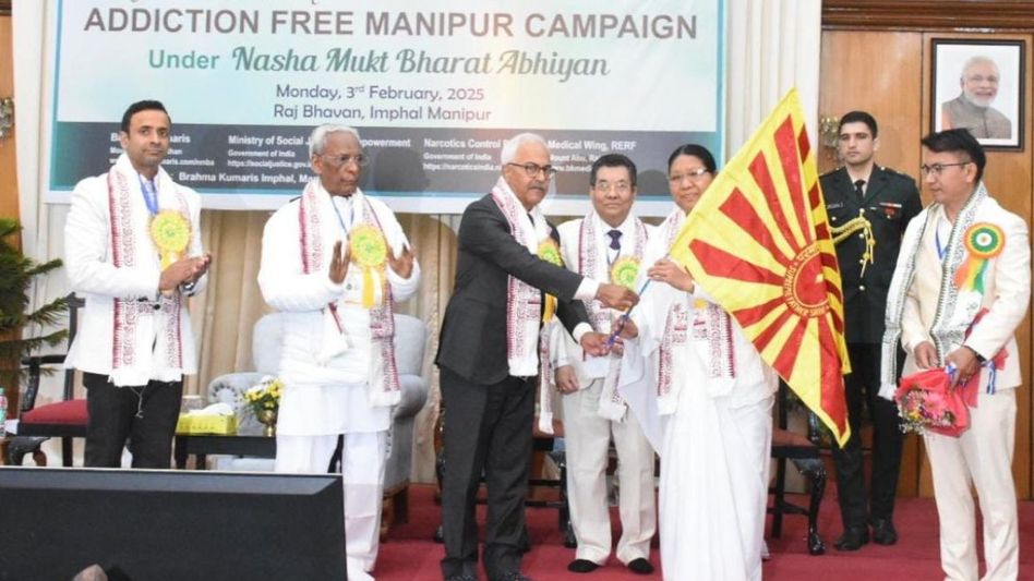 Governor launches 'Addiction Free Manipur' campaign to combat substance abuse Governor launches 'Addiction Free Manipur' campaign to combat substance abuse