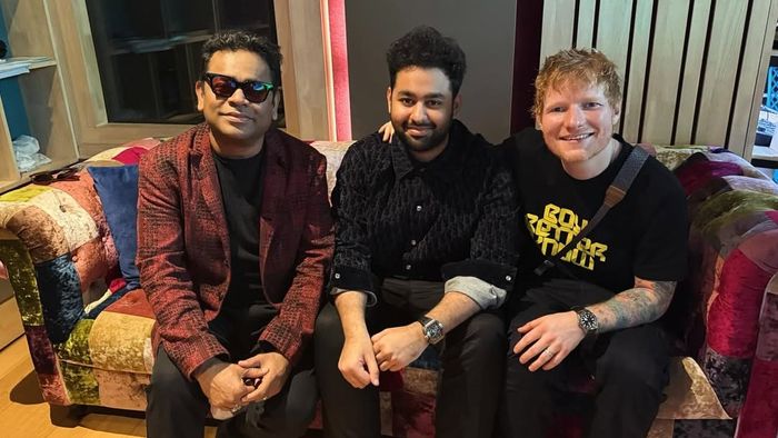 Ed Sheeran meets AR Rahman in Chennai, fans dream of a blockbuster collab