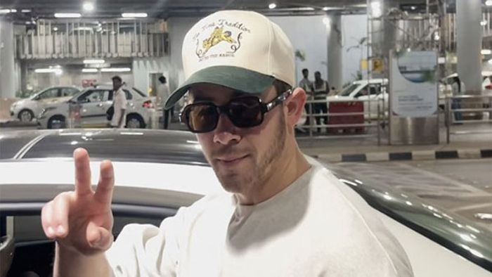 Nick Jonas lands in Mumbai for Siddharth Chopra’s wedding bash