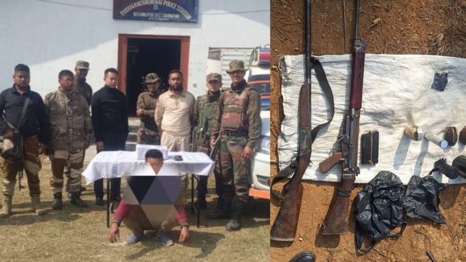 Manipur police rescue kidnapped civilians, seize drugs and weapons cache Manipur police rescue kidnapped civilians, seize drugs and weapons cache