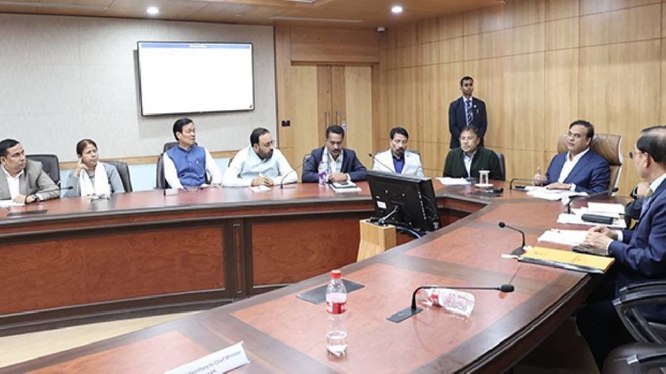 Himanta Biswa Sarma holds video conference with District Commissioners to review key initiatives Himanta Biswa Sarma holds video conference with District Commissioners to review key initiatives