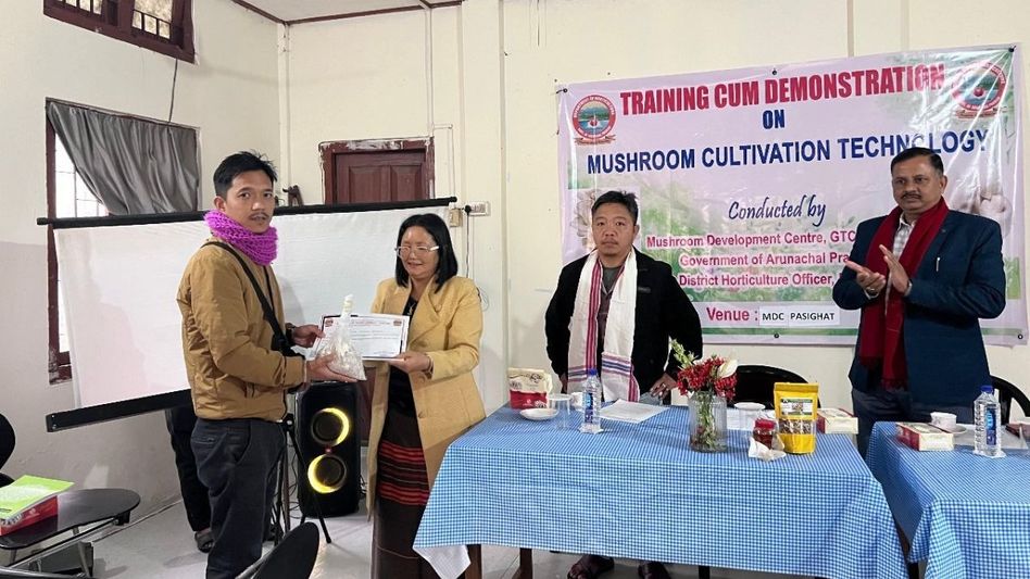 Arunachal: Three-day training on mushroom cultivation concludes in Pasighat Arunachal: Three-day training on mushroom cultivation concludes in Pasighat