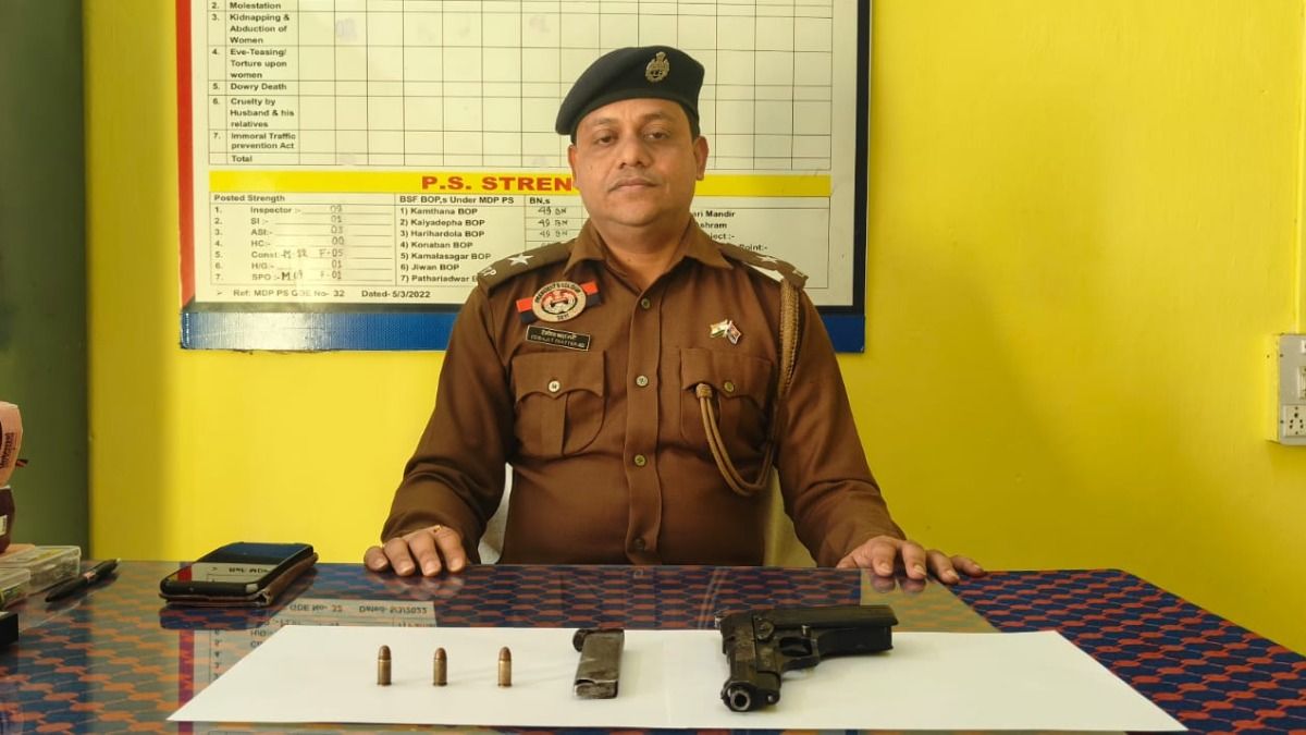 Tripura police-BSF arrest one with pistol, live rounds from Sepahijala's Konaban Radhanagar