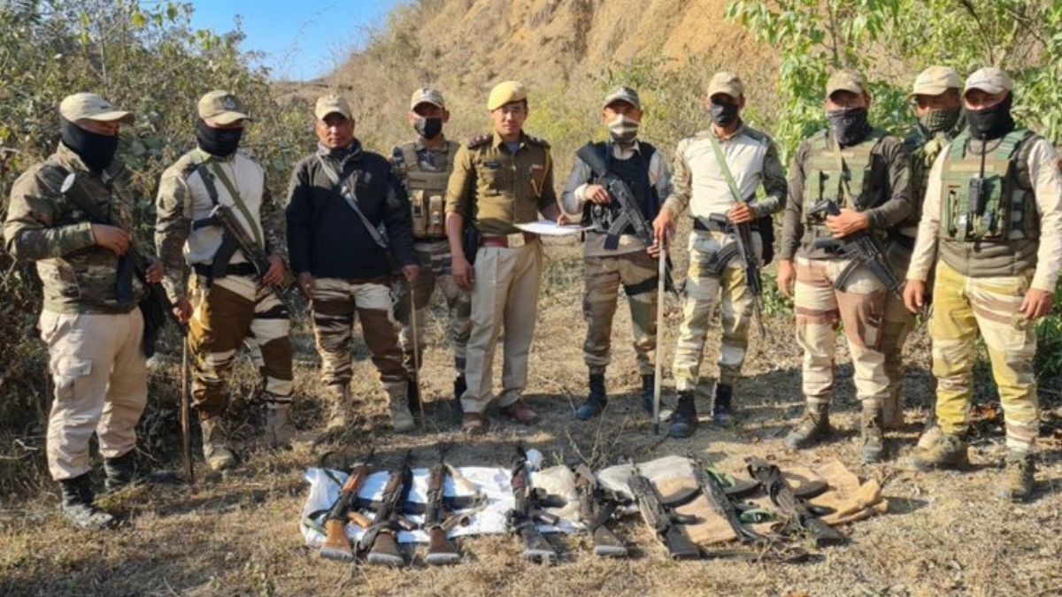 Manipur police recover looted weapons after Thoubal outpost attack