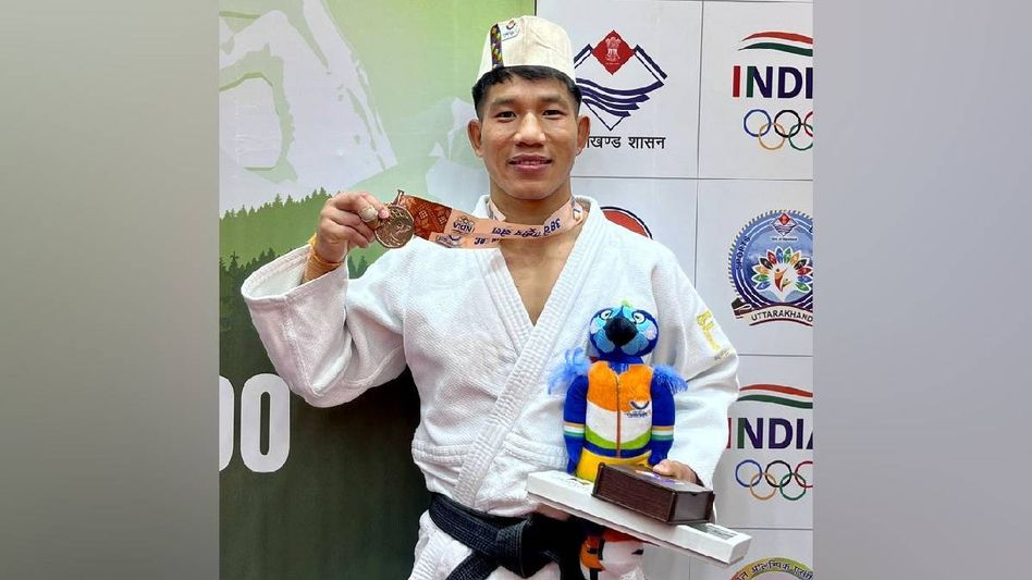 National Games: Arunachal's Kamdon Boi secures bronze in Judo, CM Khandu lauds achievement National Games: Arunachal's Kamdon Boi secures bronze in Judo, CM Khandu lauds achievement