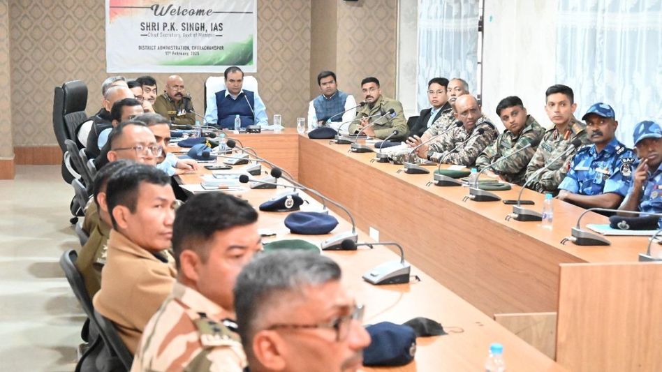 Manipur chief secretary reviews civic administration in Churachandpur Manipur chief secretary reviews civic administration in Churachandpur