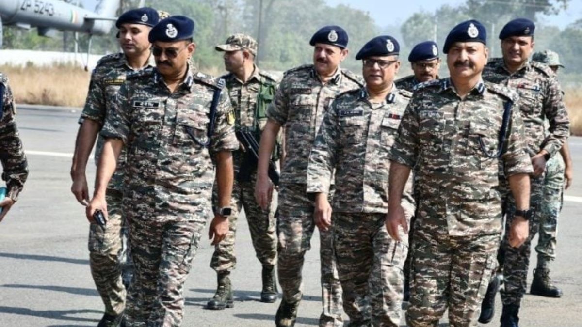 CRPF DG GP Singh reviews security, operational preparedness in Manipur