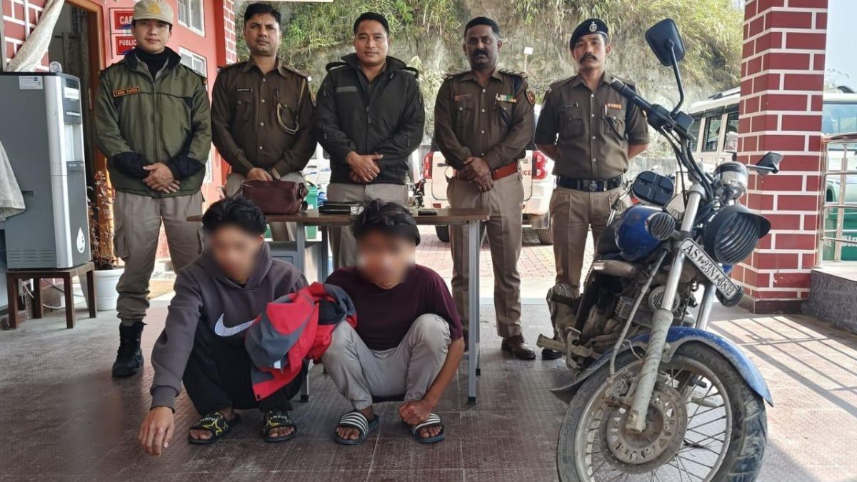 Arunachal police apprehend two in theft case