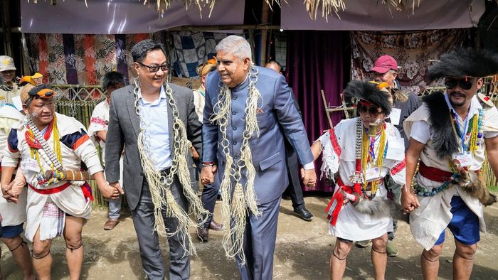 Arunachal: Vice President Dhankhar celebrates tribal heritage at first joint mega Nyokum Yullo festival