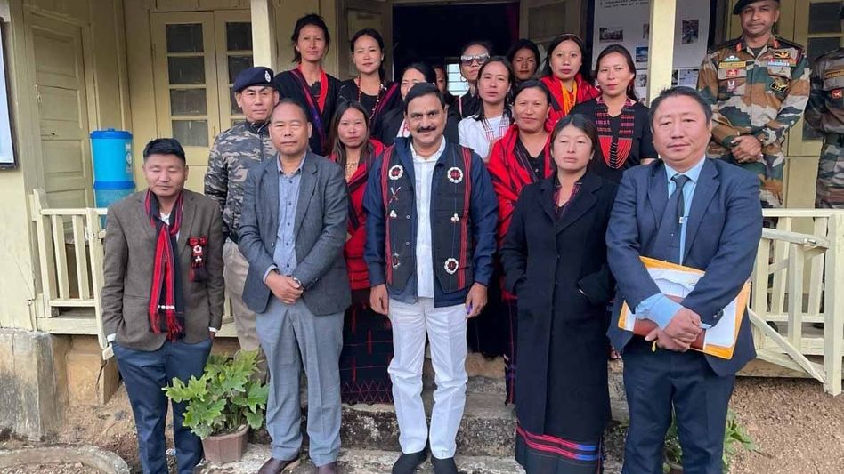 Nagaland: Union Minister Bhupathiraju Srinivasa Varma makes historic visit to Shamator Nagaland: Union Minister Bhupathiraju Srinivasa Varma makes historic visit to Shamator