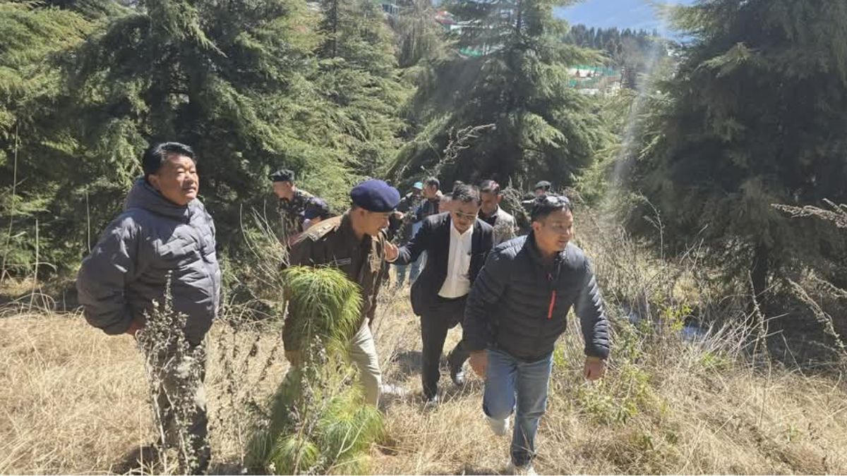 Arunachal MLA surveys land for infrastructure expansion in Tawang