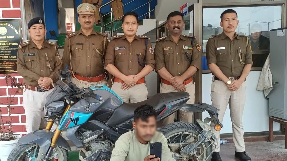 Assam man arrested in Arunachal Pradesh for motorcycle theft