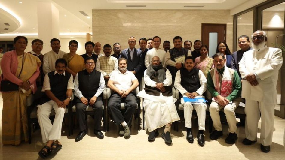 Congress leaders from Assam discuss party strategy ahead of next year's state polls Congress leaders from Assam discuss party strategy ahead of next year's state polls