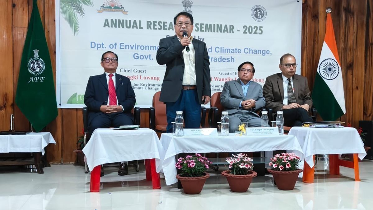 Arunachal minister inaugurates annual research seminar 2025 in Itanagar