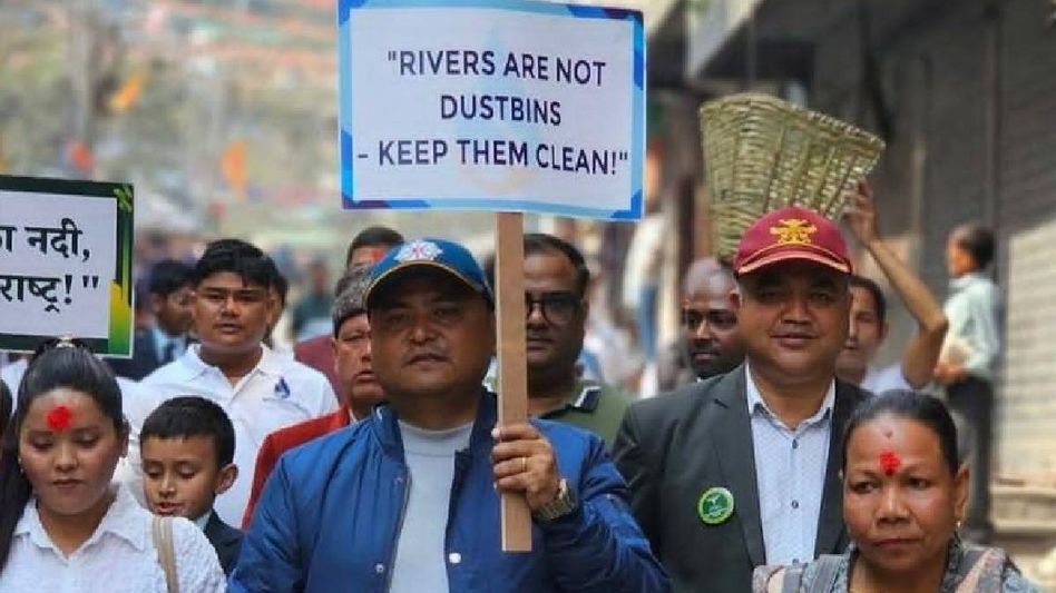 South Sikkim's Adarsh Gaon hosts public awareness campaign on river conservation South Sikkim's Adarsh Gaon hosts public awareness campaign on river conservation