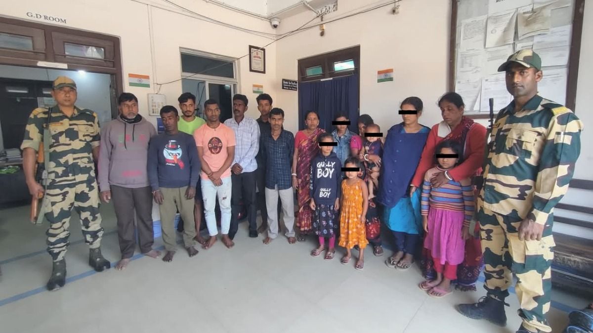 Tripura: 13 Bangladeshi nationals, 3 Indian touts held in Unakoti