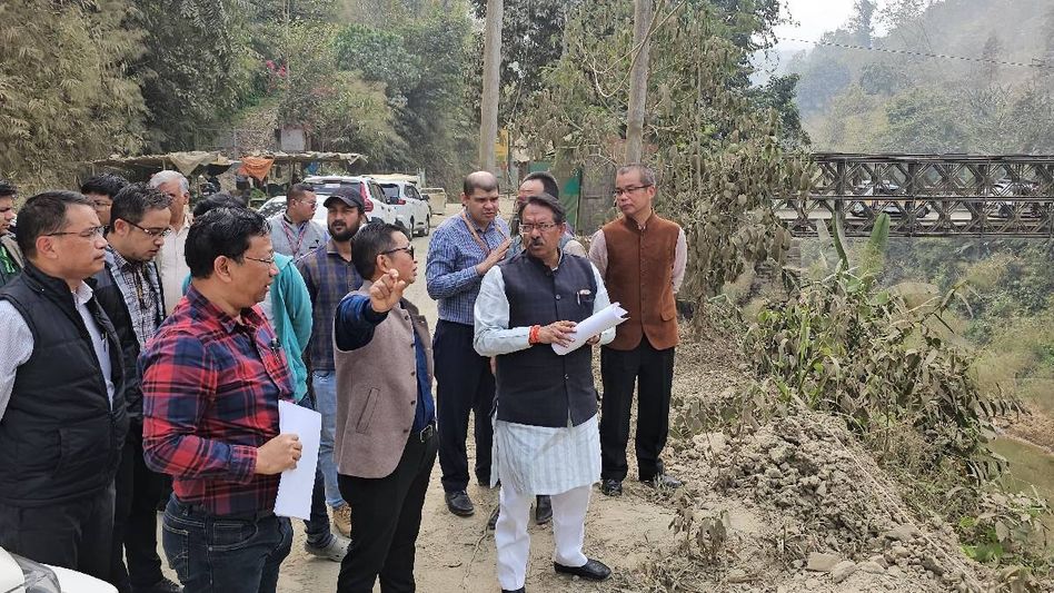 Mizoram: Union minister inspects highway-bridge projects, implementation Mizoram: Union minister inspects highway-bridge projects, implementation