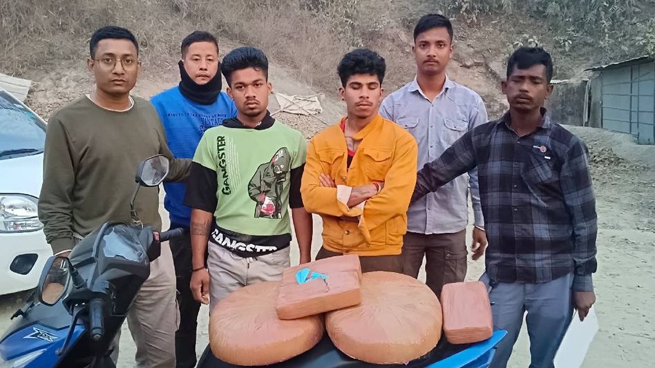 Assam: Over 10 kg of suspected cannabis seized in Sribhumi, 2 arrested Assam: Over 10 kg of suspected cannabis seized in Sribhumi, 2 arrested
