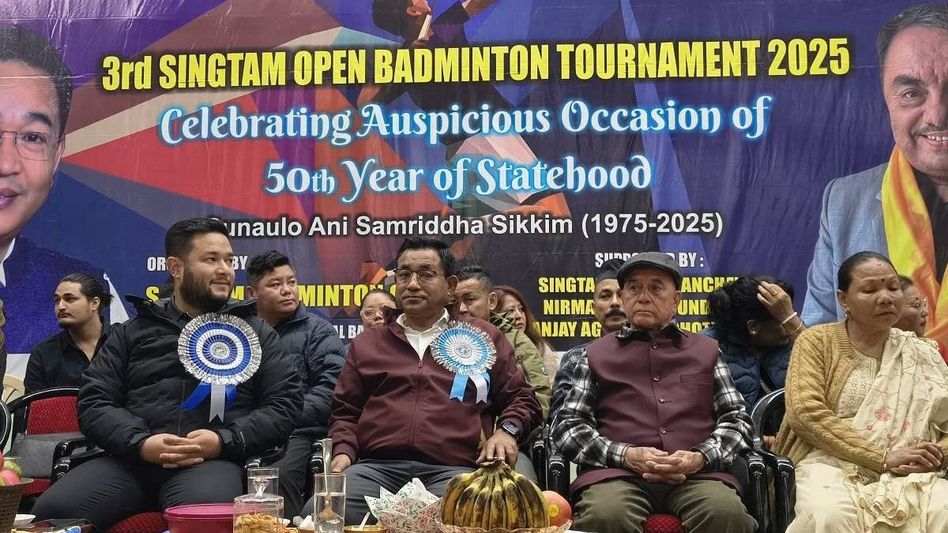 Sikkim's 3rd Singtam open badminton championship marks 50th statehood anniversary Sikkim's 3rd Singtam open badminton championship marks 50th statehood anniversary