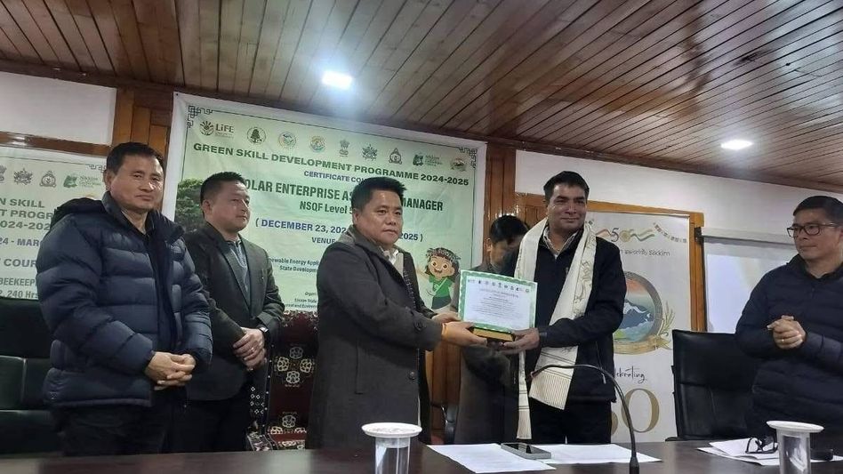 Sikkim: Programme enhancing green skills concludes in Gangtok, trainees receive certificates Sikkim: Programme enhancing green skills concludes in Gangtok, trainees receive certificates