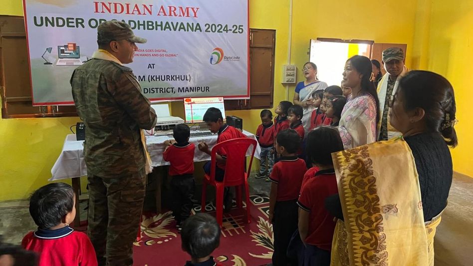 Manipur: Army sets up computer training lab at Imphal West's Keingam ...