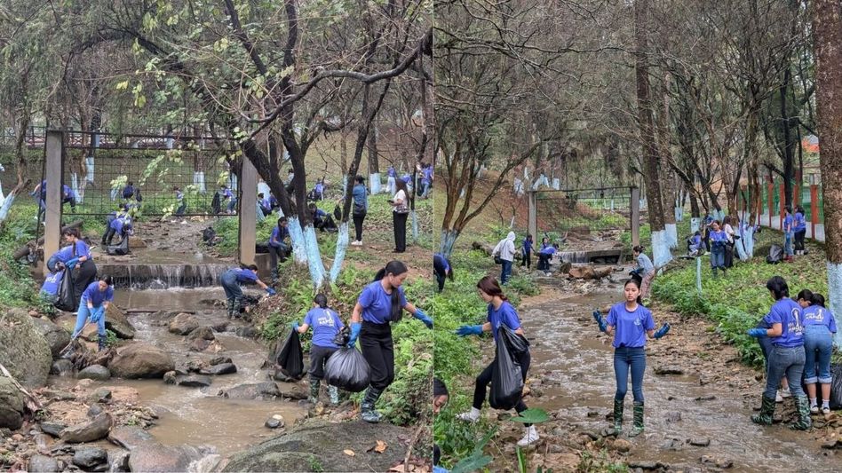 Arunachal: Miss AAPSU contestants clear 1,700 kg of waste from Yagamso River in cleanup drive Arunachal: Miss AAPSU contestants clear 1,700 kg of waste from Yagamso River in cleanup drive