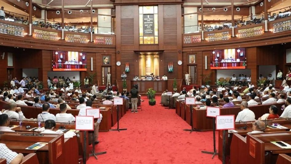 Ruckus in Assam assembly as BJP, opposition engage in war of words Ruckus in Assam assembly as BJP, opposition engage in war of words