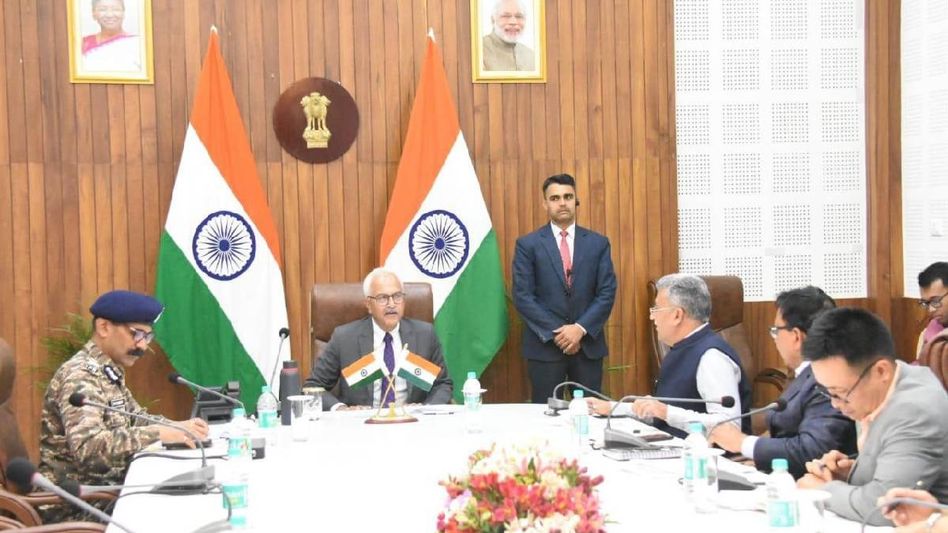 Manipur Governor presses for accelerated national highway project completion, addresses Red Cross concerns Manipur Governor presses for accelerated national highway project completion, addresses Red Cross concerns