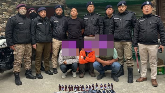 Sikkim police arrest three, seize drugs in Ranka operation