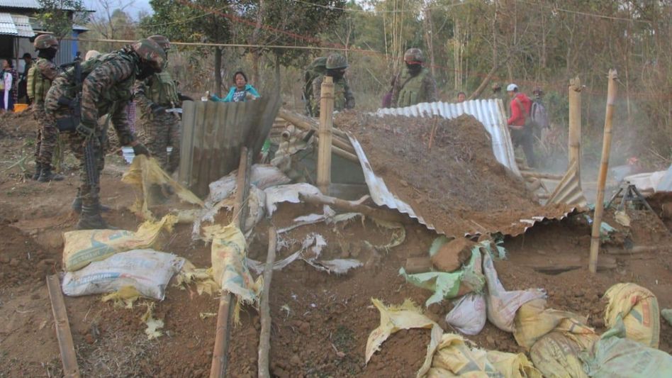 Manipur: Security forces crack down on NH-2 disruptors in Kangpokpi operation Manipur: Security forces crack down on NH-2 disruptors in Kangpokpi operation