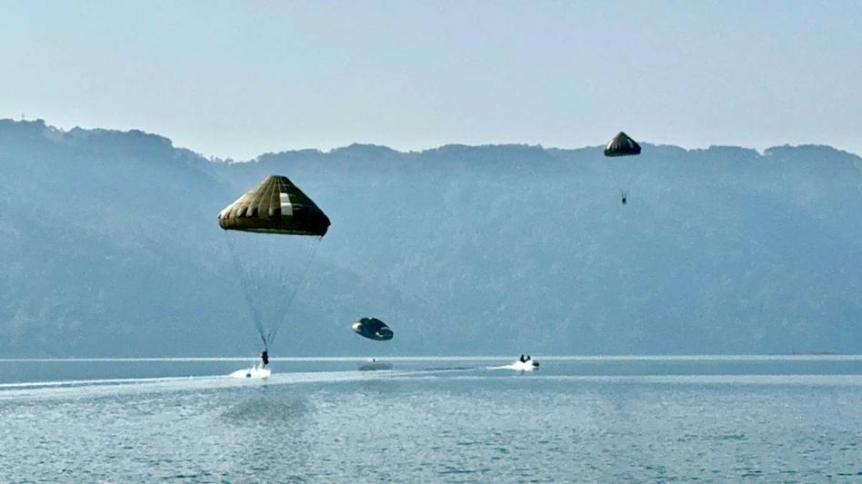 Meghalaya's Umiam lake hosts IAF's combat training exercise featuring specialised ops Meghalaya's Umiam lake hosts IAF's combat training exercise featuring specialised ops