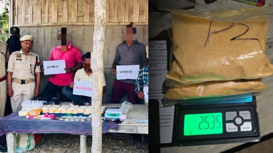 Assam police bust massive drug haul worth over Rs 30 crore in separate operations, two arrested Assam police bust massive drug haul worth over Rs 30 crore in separate operations, two arrested