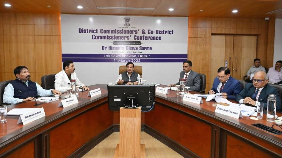 Himanta Biswa Sarma chairs first-ever conference of DCs, co-district commissioners Himanta Biswa Sarma chairs first-ever conference of DCs, co-district commissioners