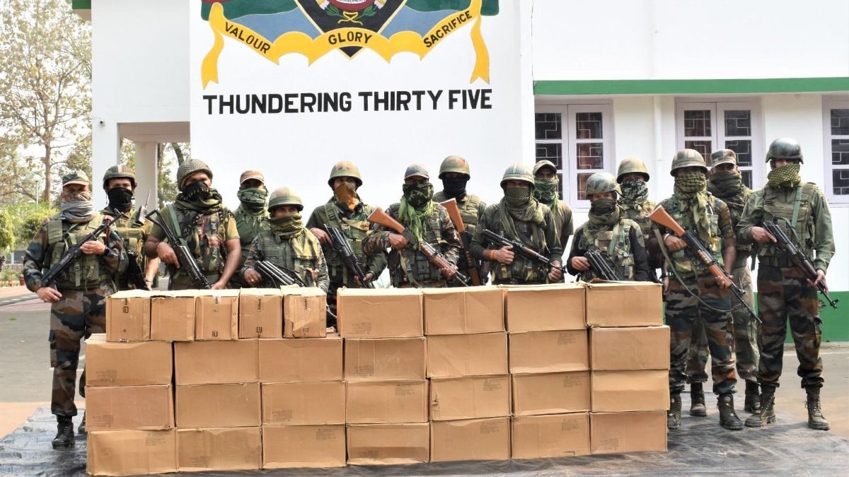 Tripura: Assam Rifles seizes Rs 99 lakh worth of contraband in Agartala