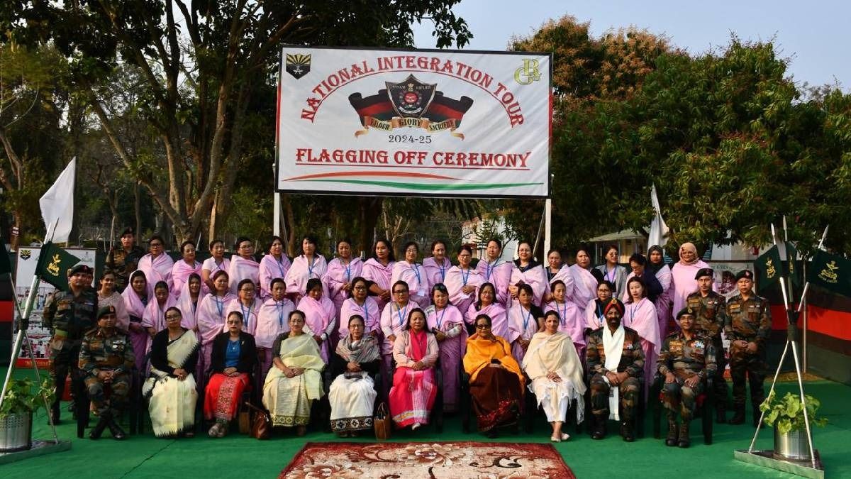 Assam Rifles flags off Imphal-Ahmedabad national integration tour to promote cultural exchange Assam Rifles flags off Imphal-Ahmedabad national integration tour to promote cultural exchange