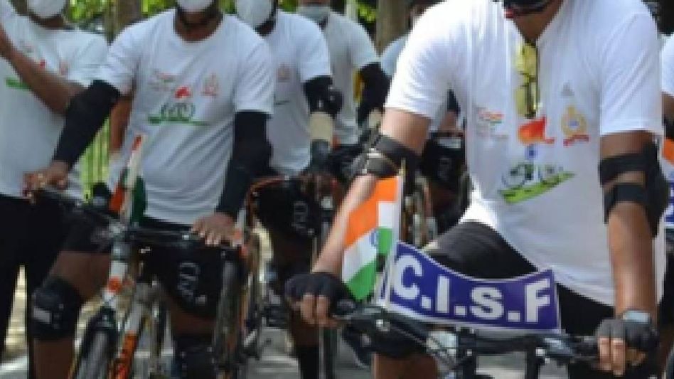 CISF to launch first-ever "Great Indian Coastal Cyclothon" to mark 56th Raising Day CISF to launch first-ever "Great Indian Coastal Cyclothon" to mark 56th Raising Day