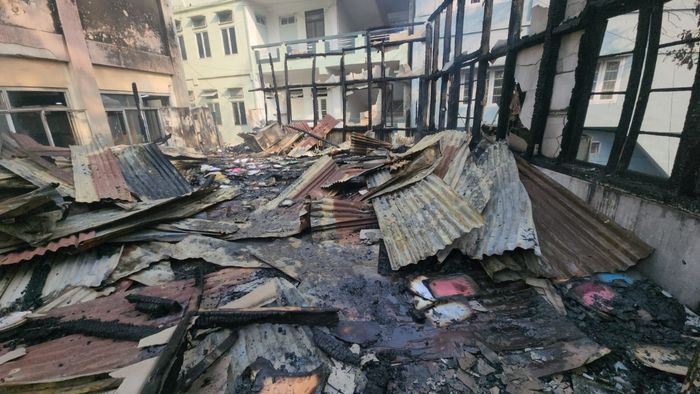 Mizoram: Massive fire destroys 60 shops at Aizawl's Treasury market