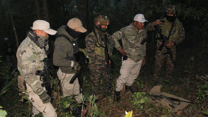 Manipur security forces raid jungle weapons cache in Imphal West