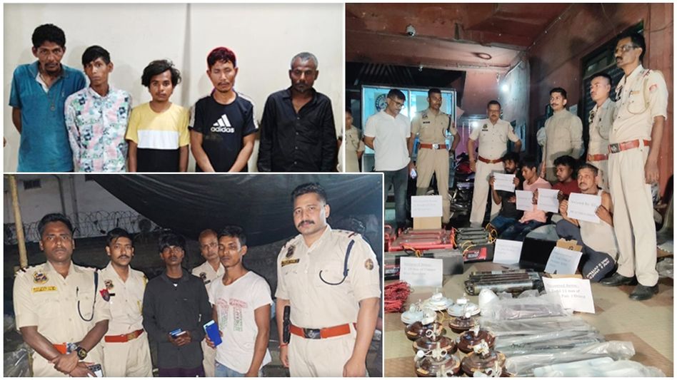 Police crack down on theft: Multiple arrests, stolen items recovered in Guwahati Police crack down on theft: Multiple arrests, stolen items recovered in Guwahati